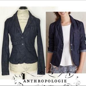 Anthro Pilcro And The Letterpress Denim Jacket